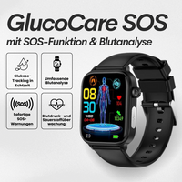 GlucoCare SOS – Smartwatch mit Notruf, Sturzerkennung & Blutzuckermessung