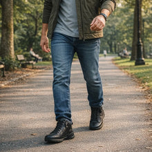 Lade das Bild in den Galerie-Viewer, FussFit – Ergonomische & rutschfeste Barfußschuhe aus Leder | Natürlicher Komfort & Grip