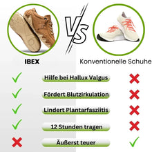 Lade das Bild in den Galerie-Viewer, Ibex - ergonomischer, schmerzlindernder & wasserdichter Leder-Barfußschuh für Entlastung bei Rückenschmerzen & Gelenkproblemen