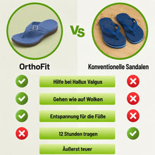 Lade das Bild in den Galerie-Viewer, Orthofit - orthopädische Komfort-Sandale | Federleicht & Rutschfest