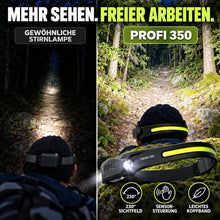Lade das Bild in den Galerie-Viewer, PROFI 350 – 2-in-1-LED-Stirnlampe