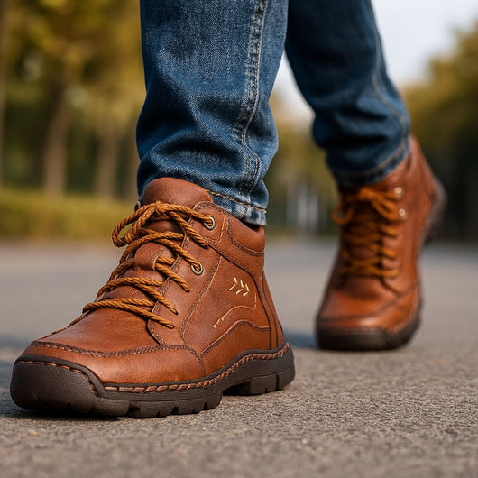 Orthopädische Premium-Lederstiefel | Schmerzlindernder Komfort