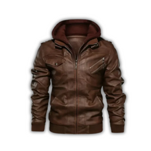 Lade das Bild in den Galerie-Viewer, Connery - Hochwertige Lederjacke Herren
