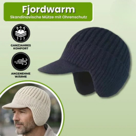 Fjordwarm – Skandinavische Mütze mit warmem Ohrenschutz