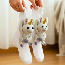 Lade das Bild in den Galerie-Viewer, HUGGY Socken Unicorn - Nie wieder kalte Füße
