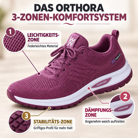 Orthora - ergonomische Schmerzlinderungs-Schuhe für Damen