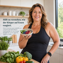 Lade das Bild in den Galerie-Viewer, GlucoCare Blutzucker-Gesundheitsuhr – Für Ernährung, Stoffwechsel &amp; Blutzucker-Trends im Alltag