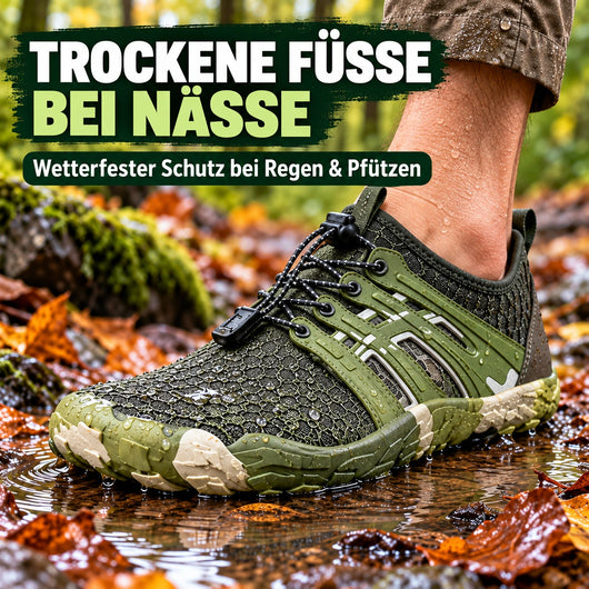 Trek – wasserdichter Outdoor-Barfußschuh | Rutschfest & Schmerzlindernd