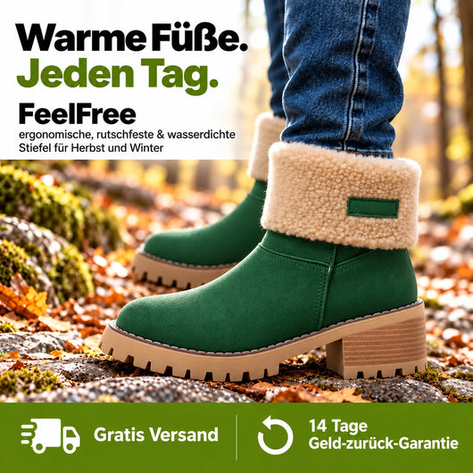 FeelFree - ergonomische, rutschfeste & wasserdichte Stiefel für Herbst und Winter 2026