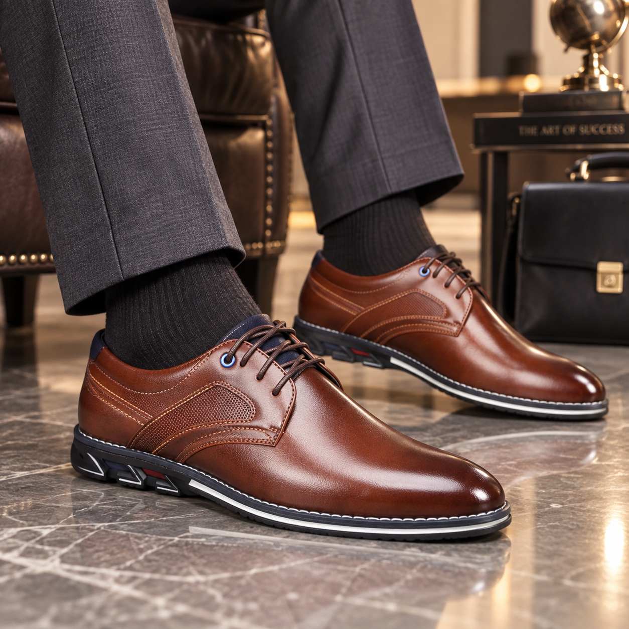 Gatsby Premium – Ergonomischer & Eleganter Business-Schuh zur Schmerzlinderung