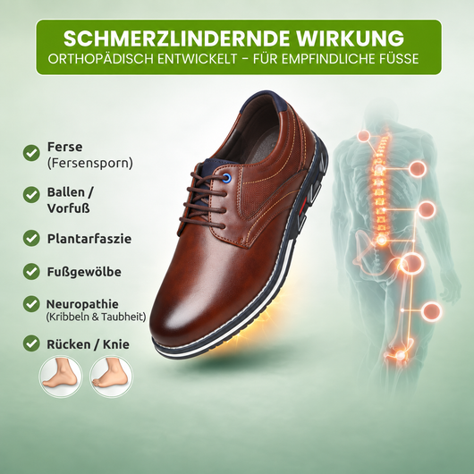 Gatsby Premium – Ergonomischer & Eleganter Business-Schuh zur Schmerzlinderung
