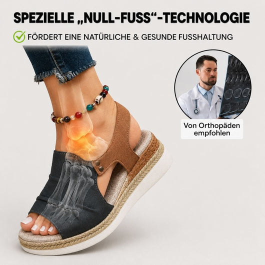 OrthoLuxe -  ergonomische schmerzlindernde Komfort-Sandalen