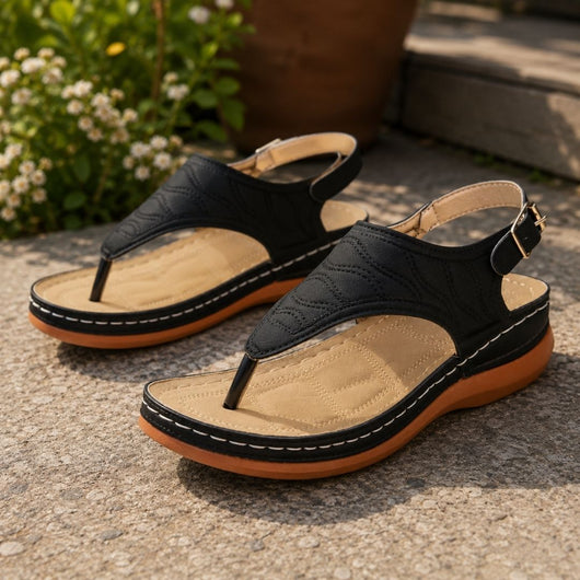 OrthoKomfort - Damen ergonomische schmerzlindernde Komfort-Sandalen