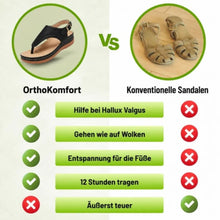Lade das Bild in den Galerie-Viewer, OrthoKomfort - Schmerzlindernde Komfort-Sandalen | Rutschfest &amp; Federleicht
