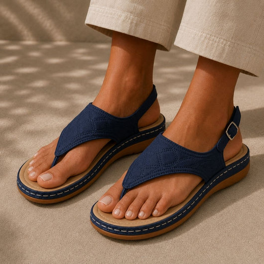 OrthoKomfort - Damen ergonomische schmerzlindernde Komfort-Sandalen