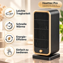 Lade das Bild in den Galerie-Viewer, HEATEC Pro - energiesparende tragbare Komfortheizung mit hoher Heizleistung &amp; Sicherheitssystem ohne Installation | Bis 20 m²

