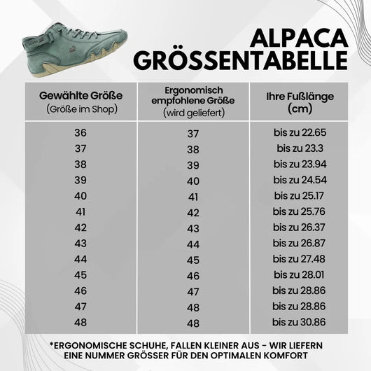 Alpaca – ergonomischer, wasserdichter & schmerzlindernder Barfußschuh