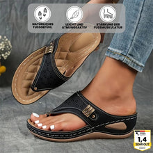 Lade das Bild in den Galerie-Viewer, VivaKomfort - ergonomische &amp; rutschfeste Sandalen zur Schmerzlinderung
