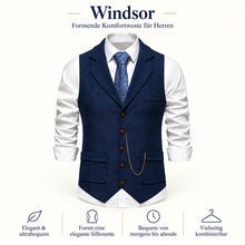 Lade das Bild in den Galerie-Viewer, Windsor – formende Komfortweste für Herren | Elegant &amp; ultrabequem
