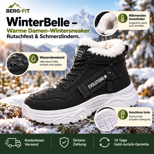 WinterBelle – Warme Damen-Wintersneaker | Rutschfest & Schmerzlindern