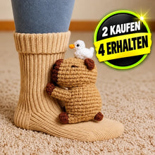 Lade das Bild in den Galerie-Viewer, HUGGY Socken  – Nie mehr kalte Füße nur noch HUGGY - Einheitsgröße-Unisex | Handgefertigt
