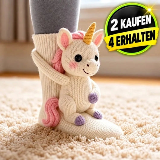HUGGY Socken  – Nie mehr kalte Füße nur noch HUGGY - Einheitsgröße-Unisex | Handgefertigt