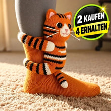 Lade das Bild in den Galerie-Viewer, HUGGY Socken  – Nie mehr kalte Füße nur noch HUGGY - Einheitsgröße-Unisex | Handgefertigt
